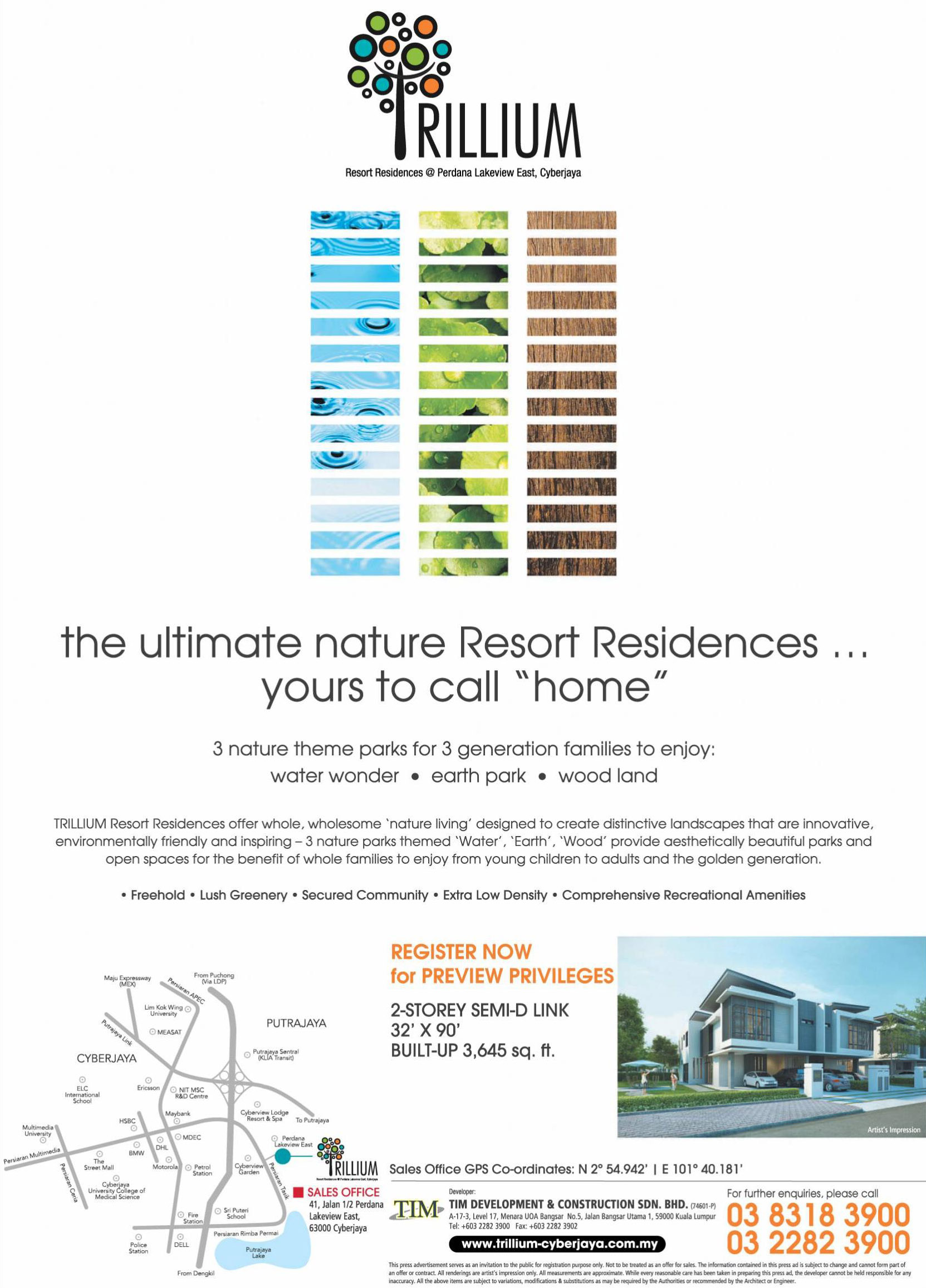 Trillium Resort Residences @ Perdana Lakeview East, Cyberjaya